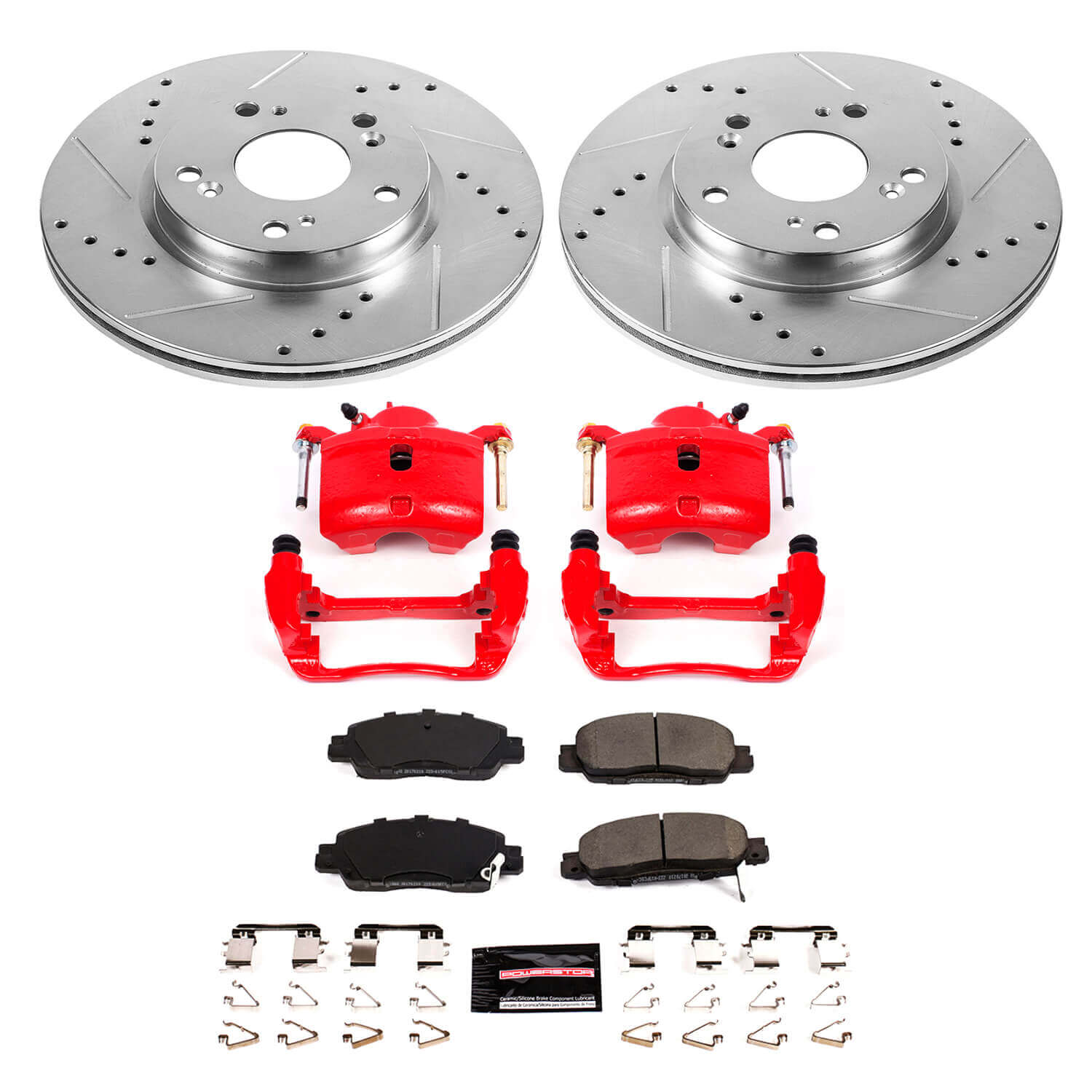 Power Stop KC7345 Z23 Evolution Sport Front Brake Kit for 2016-2017 Honda Accord LX-S product image