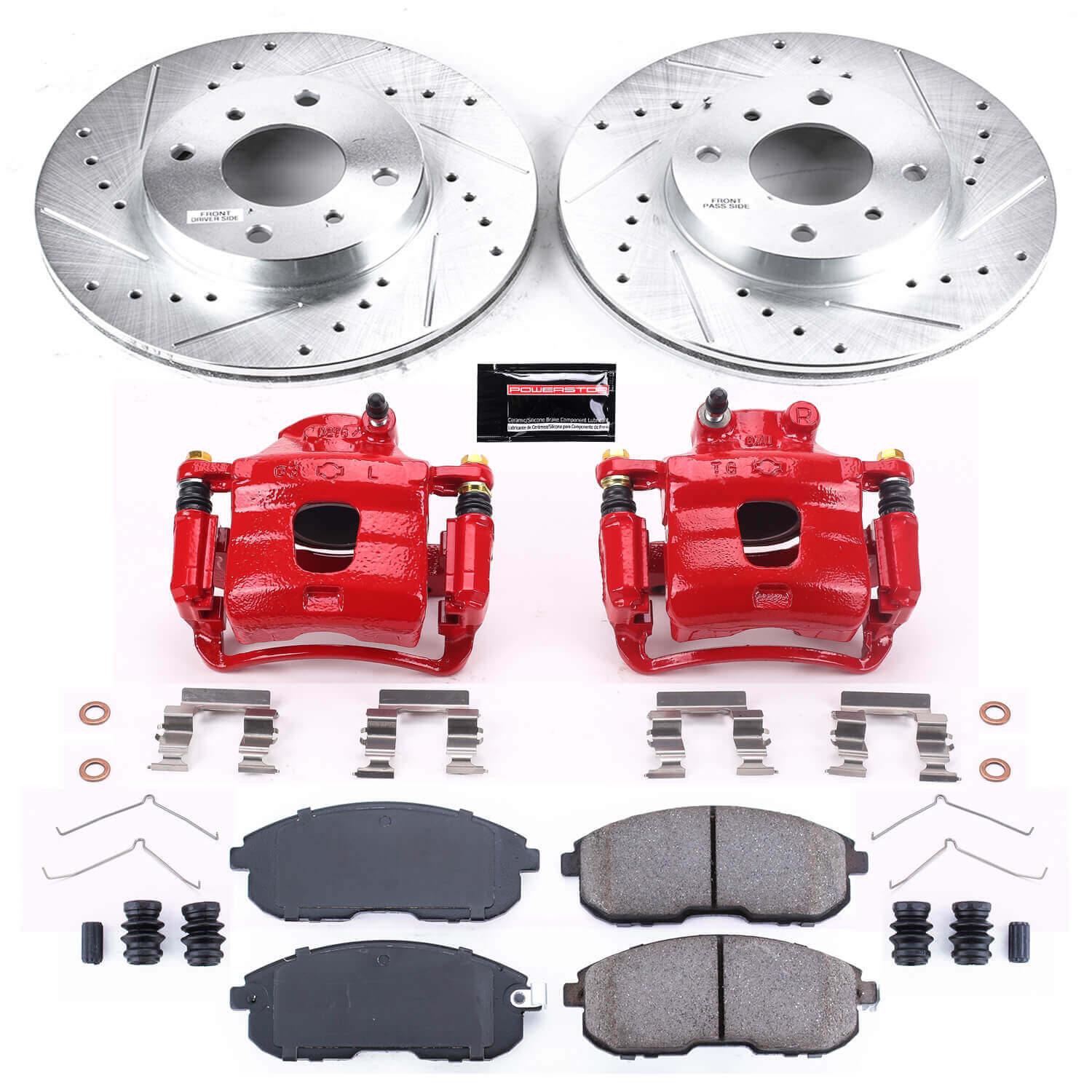 Power Stop KC749 Z23 Evolution Sport Front Brake Kit for 1993-2006 Nissan Altima product image