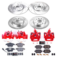 Power Stop KC7501 Z23 Evolution Sport Performance Pad And Rotor Kit With Calipers for 2015-2020 Volkswagen Passat product image