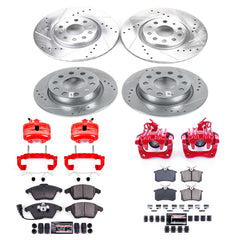 Power Stop KC7530 Z23 Evolution Sport Front And Rear Brake Kit for 2013 Volkswagen Jetta GLI product image