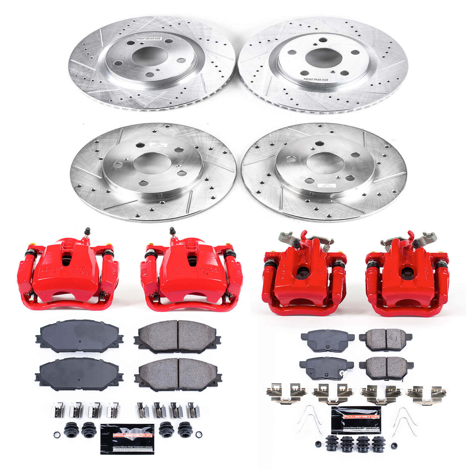 Power Stop KC7631 Z23 Evolution Sport Front And Rear Brake Kit for 2016-2018 Scion Im product image