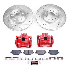 Power Stop KC7661B - Front Z23 Evolution Sport Pad And Rotor Kit With Calipers vehicle fitment brake part