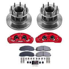 Power Stop KC7669 - Front Z23 Evolution Sport Pad And Rotor Kit With Calipers vehicle fitment brake part