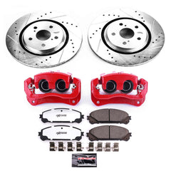 Power Stop KC7688-36 Z36 Extreme Performance Truck And Tow 1-Click Front Brake Kit With Calipers for 2022-2024 Lexus NX350 product image