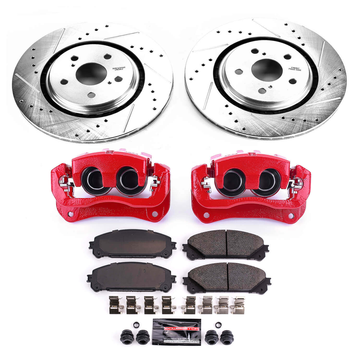 Power Stop KC7688 Z23 Evolution Sport Front Brake Kit for 2022-2024 Lexus NX350 product image
