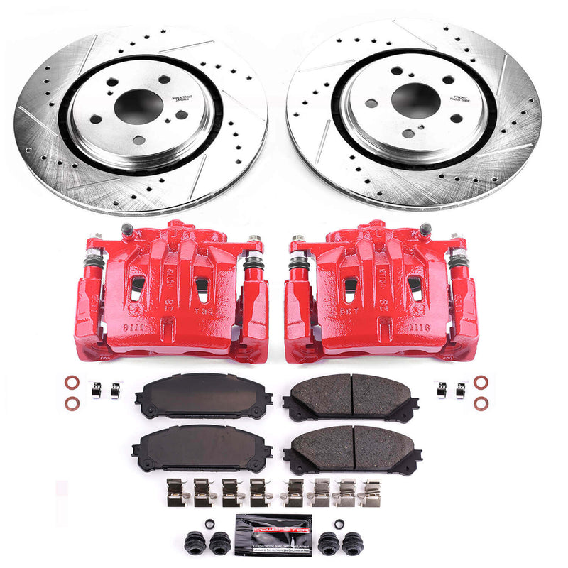 Power Stop KC7688A Z23 Evolution Sport Front Brake Kit for 2016-2018 Lexus RX350 product image