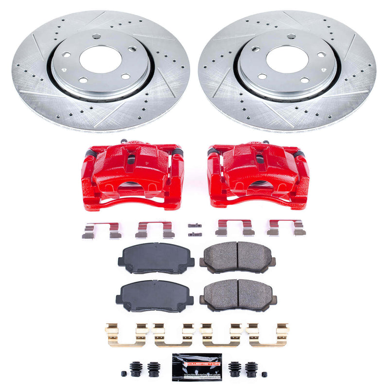 Power Stop KC7689 Z23 Evolution Sport Performance Pad And Rotor Kit With Calipers for 2016-2024 Mazda CX-5 product image