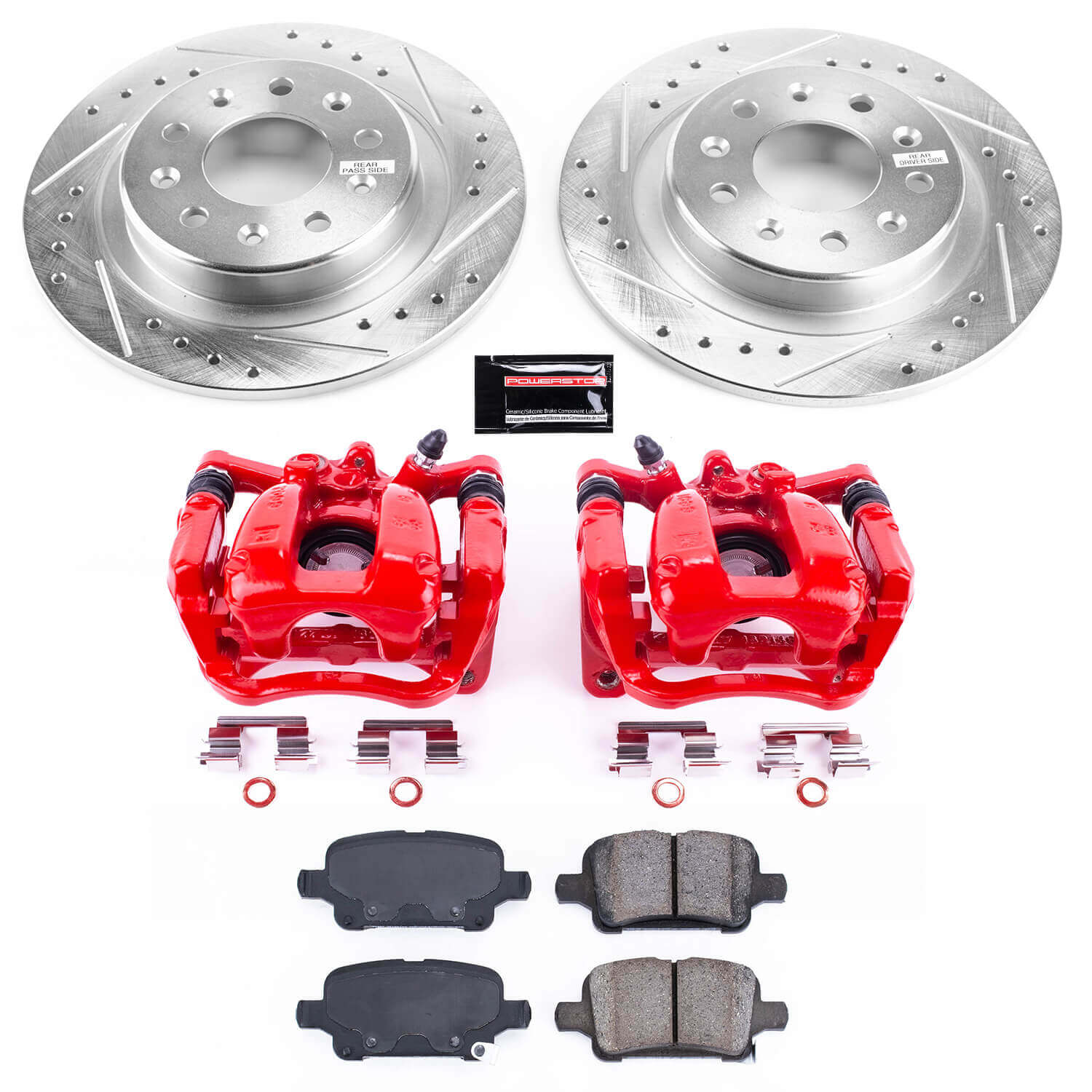 Power Stop KC7717 Z23 Evolution Sport Performance Pad And Rotor Kit With Calipers for 2017-2018 Buick Lacrosse product image