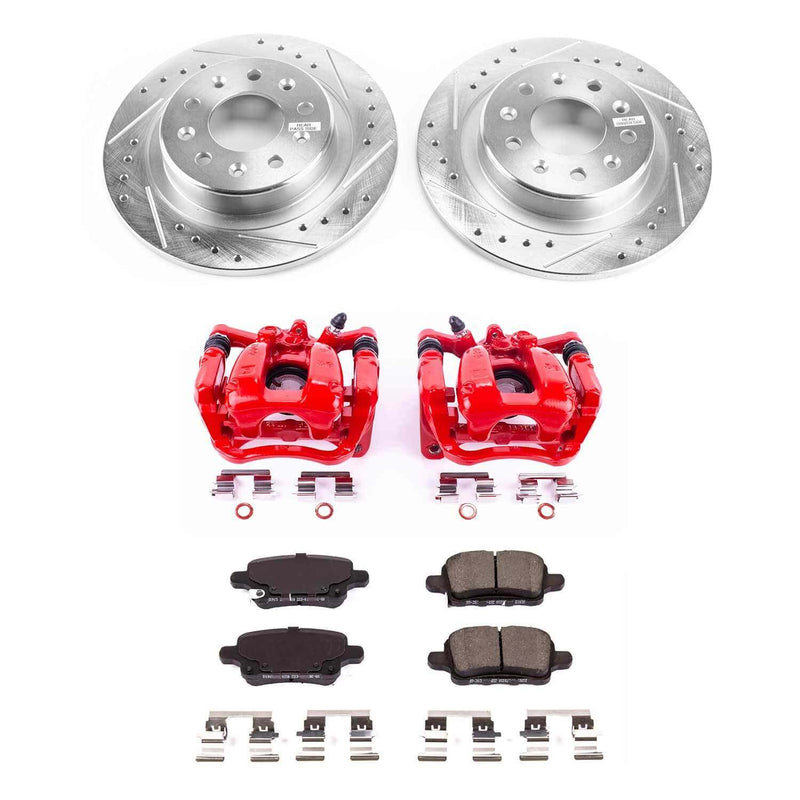 Power Stop KC7721 Rear Z23 Evolution Sport Performance Pad And Rotor Kit With Calipers for 2019 Buick Lacrosse product image