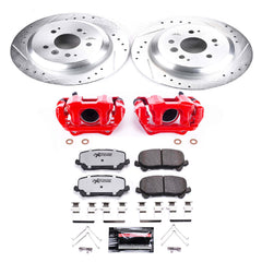 Power Stop KC7727-36 Z36 Extreme Performance Truck And Tow 1-Click Pad And Rotor Kit With Calipers for 2016-2021 Honda Pilot product image