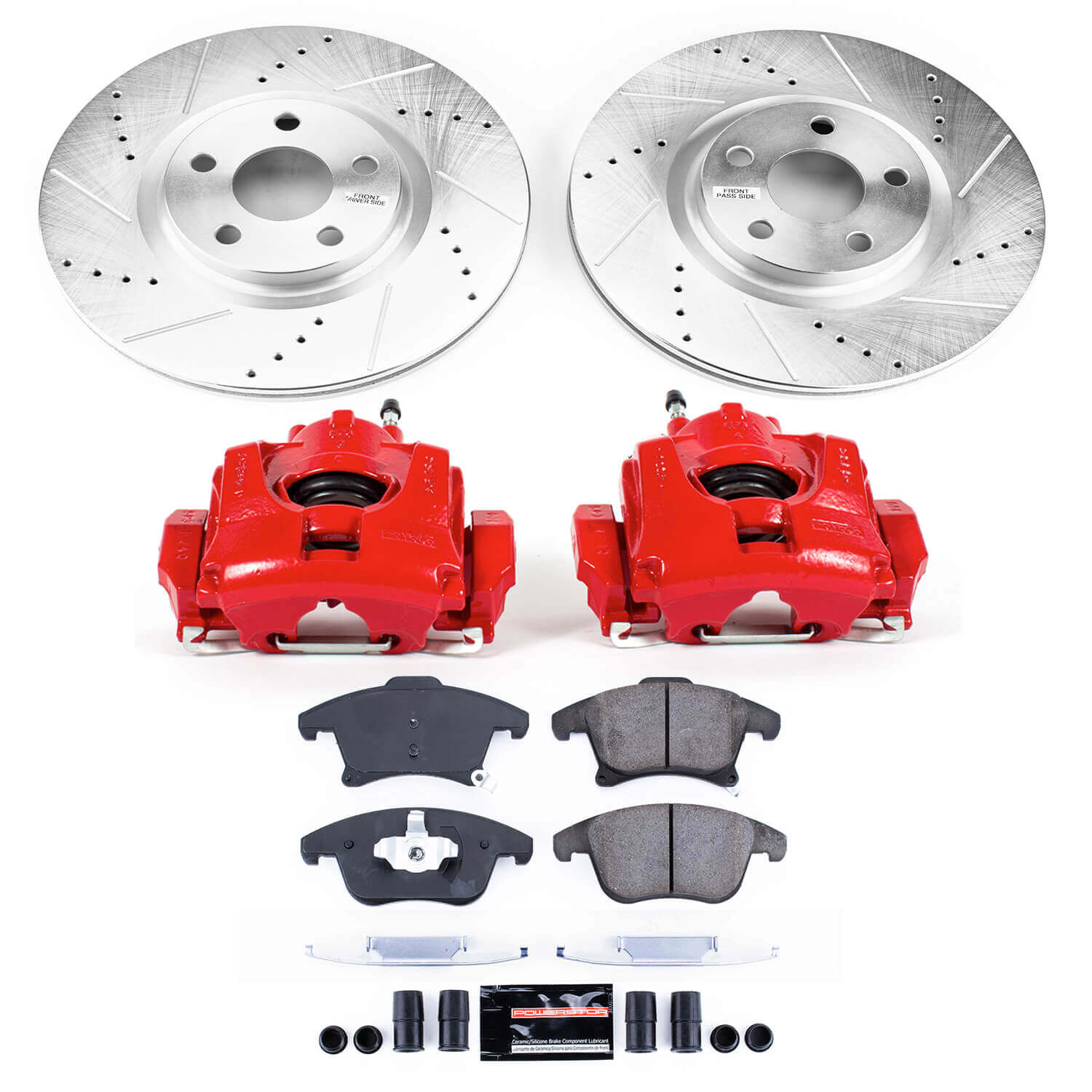 Power Stop KC7885 Z23 Evolution Sport Front Brake Kit for 2017-2020 Lincoln Mkz product image