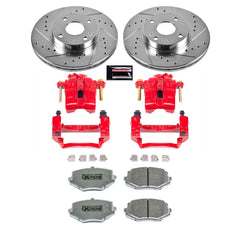 Power Stop KC793-26 Z26 Extreme Street Warrior 1-Click Brake Kit With Calipers (Front) for 1994-2005 Mazda Miata / MX-5 product image