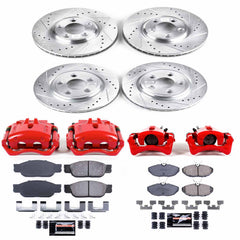 Power Stop KC7937 Z23 Evolution Sport Front And Rear Brake Kit for 2002-2005 Ford Thunderbird product image