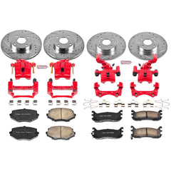 Power Stop KC794 Z23 Evolution Sport Performance 1-Click Brake Kit With Calipers (Front And Rear) for 1994-2005 Mazda Miata / MX-5 product image