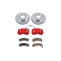 Power Stop KC798B-26 Z26 Extreme Street Warrior 1-Click Brake Kit With Calipers (Front) for 1997-2004 Mitsubishi Diamante product image