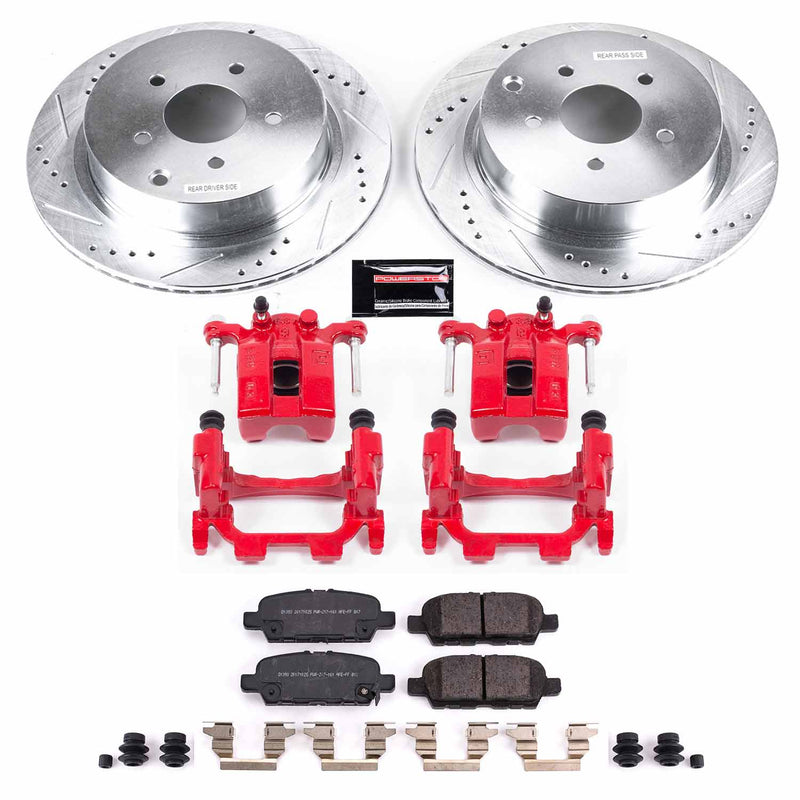 Power Stop KC8021 Z23 Evolution Sport Rear Brake Kit for 2014-2016 Infiniti Q50 Base, Hybrid Premium, Premium product image