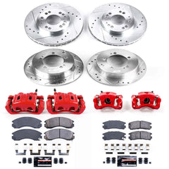 Power Stop KC802A - Z23 Evolution Sport Performance 1-Click Brake Kit With Calipers (Front And Rear) vehicle fitment brake part