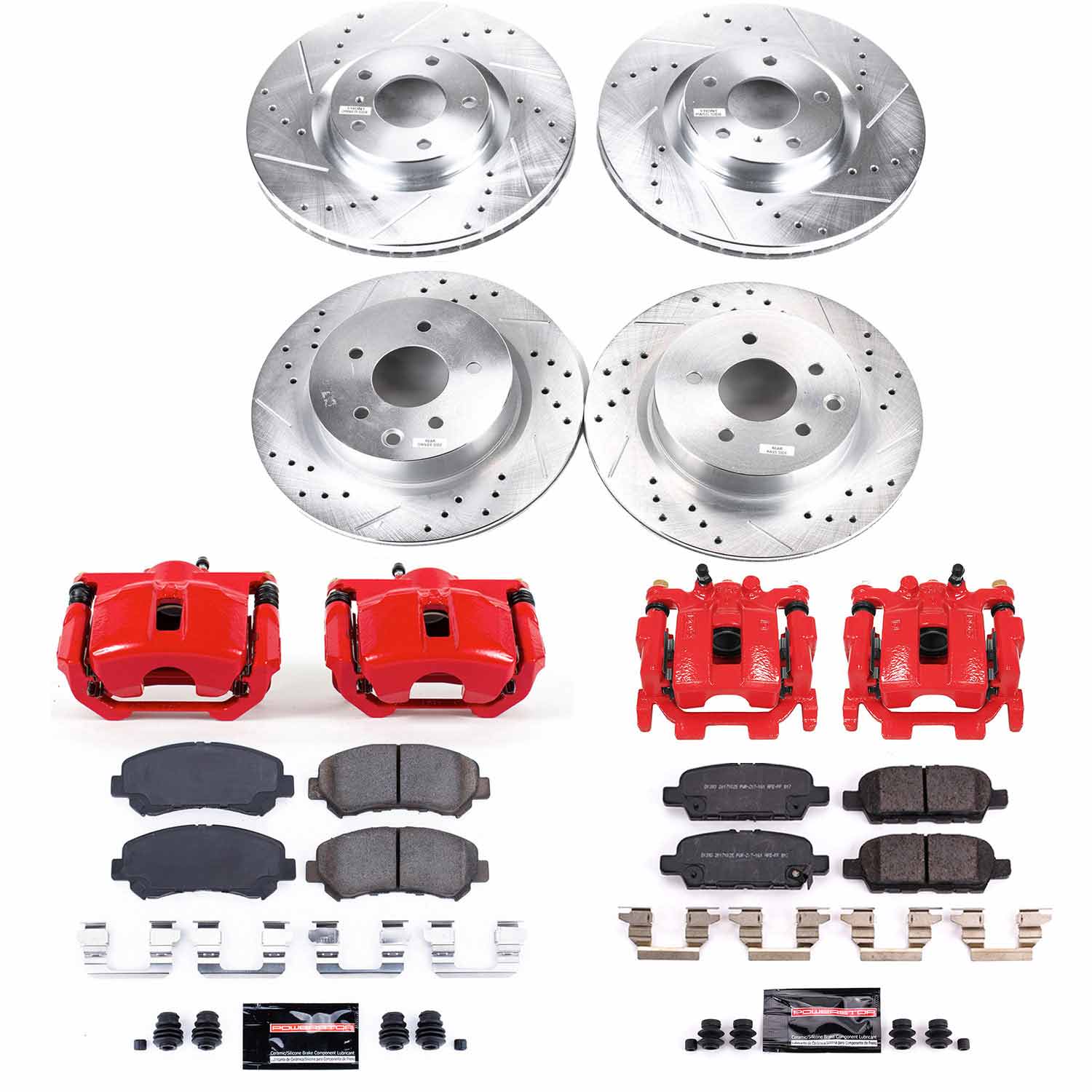 Power Stop KC8059 Z23 Evolution Sport Front And Rear Brake Kit for 2016-2020 Nissan Maxima product image