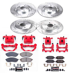 Power Stop KC8060 Z23 Evolution Sport Front And Rear Brake Kit for 2015 Infiniti Q40 product image