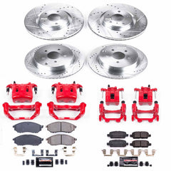 Power Stop KC8061 Z23 Evolution Sport Front And Rear Brake Kit for 2014-2019 Infiniti Q70 product image