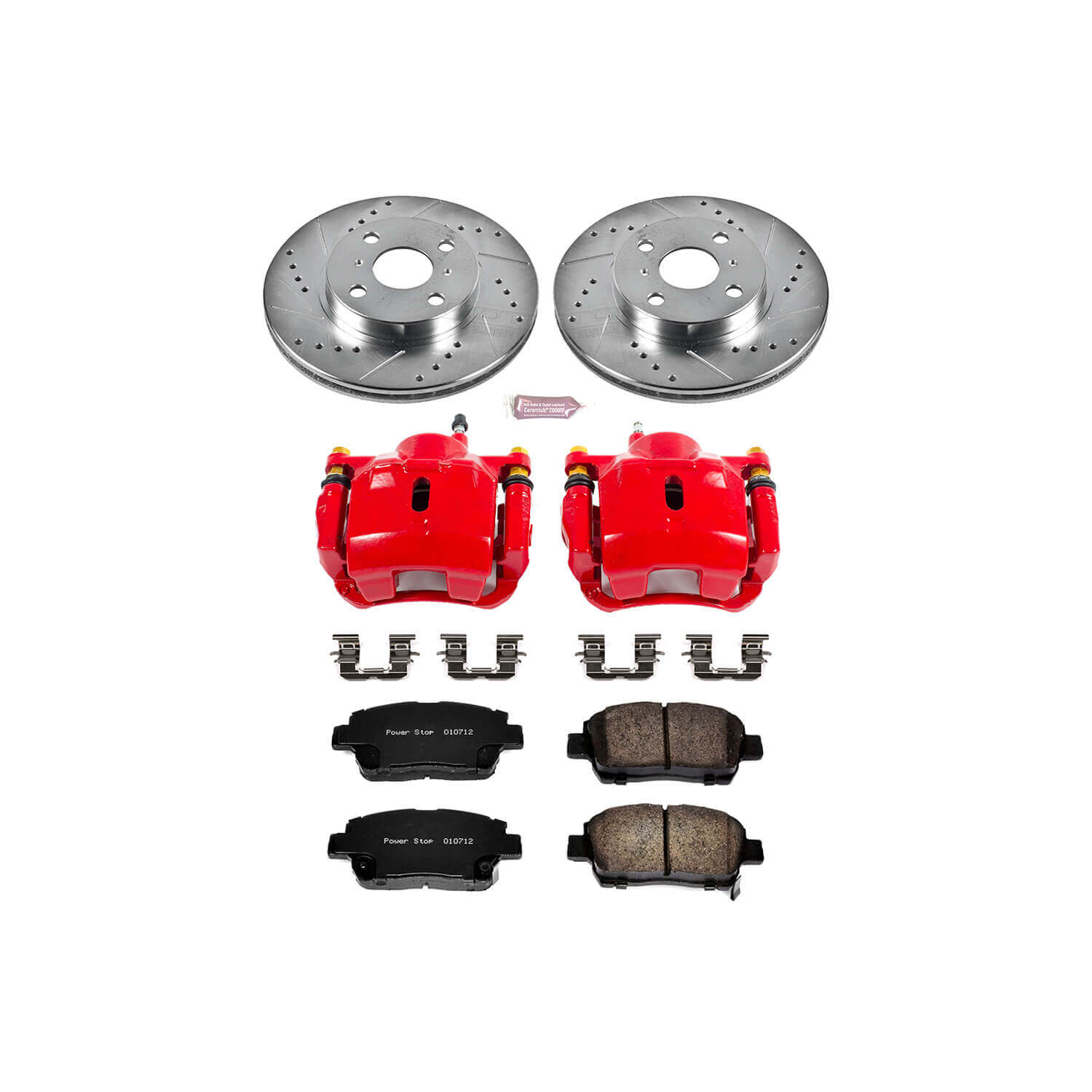 Power Stop KC821 Z23 Evolution Sport Performance 1-Click Brake Kit With Calipers (Front) for 2000-2005 Toyota Echo product image