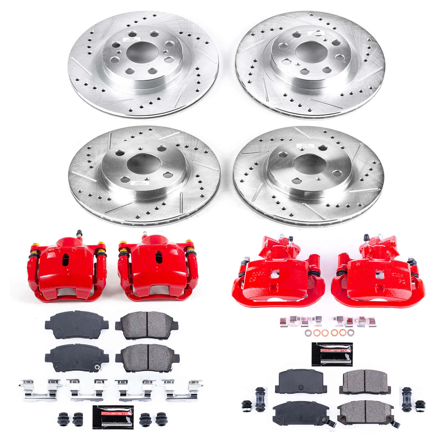 Power Stop KC822 Z23 Evolution Sport Front And Rear Brake Kit for 2000-2002 Toyota MR2 Spyder product image