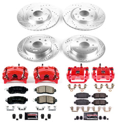 Power Stop KC8288 Z23 Evolution Sport Performance Pad And Rotor Kit With Calipers for 2014-2017 Nissan Leaf product image