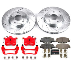 Power Stop KC8318-26 - Front Z26 Street Warrior Pad And Rotor Kit With Calipers vehicle fitment brake part