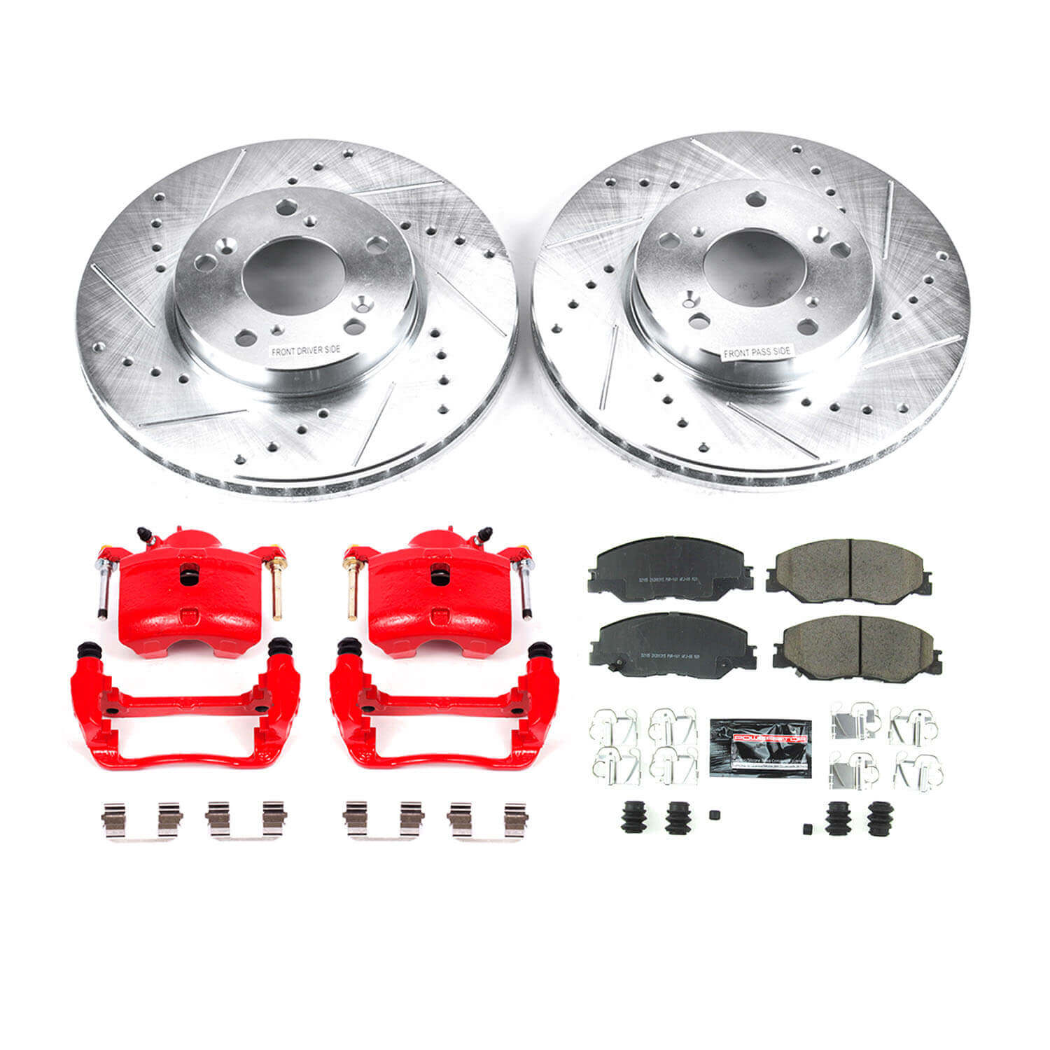 Power Stop KC8318 - Front Z23 Evolution Sport Pad And Rotor Kit With Calipers vehicle fitment brake part