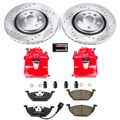 Power Stop KC839 Z23 Evolution Sport Performance Pad And Rotor Kit With Calipers for 1999-2005 Volkswagen Beetle product image