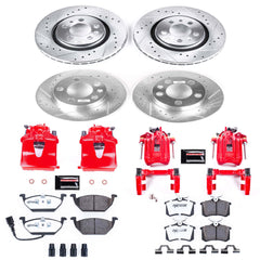 Power Stop KC840B-26 Z26 Street Warrior 1-Click Pad And Rotor Kit With Calipers for 2001-2003 Volkswagen Jetta product image