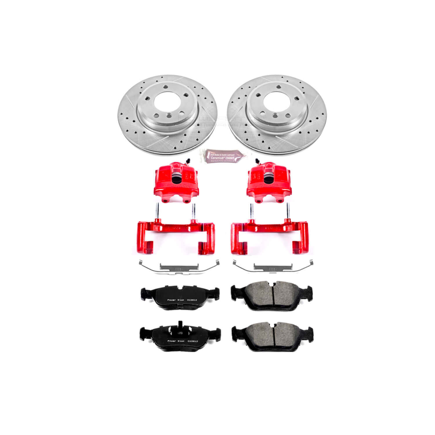Power Stop KC867 Z23 Evolution Sport Performance 1-Click Brake Kit With Calipers (Front) for 2001-2002 BMW Z3 product image