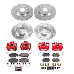 Power Stop KC8685 Front And Rear Z23 Evolution Sport Performance 1-Click Pad And Rotor Kit With Calipers for 2020 Chevrolet Malibu product image