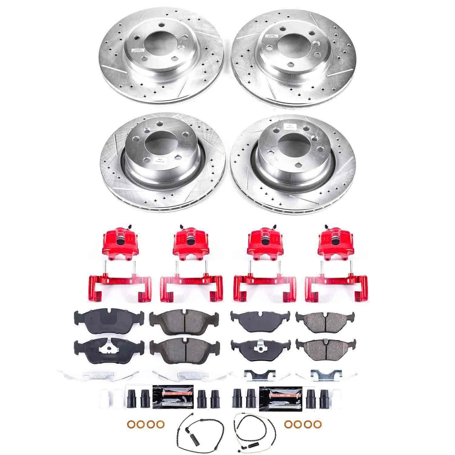 Power Stop KC873 Z23 Evolution Sport Performance 1-Click Brake Kit With Calipers (Front And Rear) for 2003-2008 BMW Z4 3.0I product image
