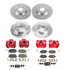 Power Stop KC8799 Front And Rear Z23 Evolution Sport Performance 1-Click Pad And Rotor Kit With Calipers for 2022-2024 Chevrolet Equinox product image
