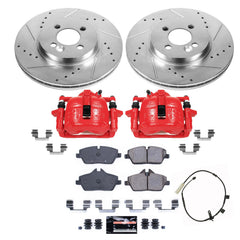 Power Stop KC8842 Front Z23 Evolution Sport Performance 1-Click Pad And Rotor Kit With Calipers for 2011 MINI Cooper S, S Clubman product image