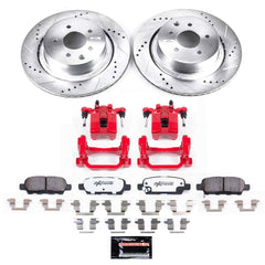Power Stop KC9062-26 - Rear Z26 Street Warrior Pad And Rotor Kit With Calipers vehicle fitment brake part