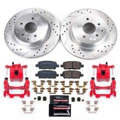 Power Stop KC9064 - Rear Z23 Evolution Sport Pad And Rotor Kit With Calipers vehicle fitment brake part