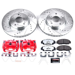 Power Stop KC9109-26 - Front Z26 Street Warrior Pad And Rotor Kit With Calipers vehicle fitment brake part