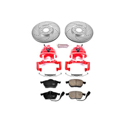 Power Stop KC914 Z23 Evolution Sport Performance 1-Click Brake Kit With Calipers (Front) for 2002-2004 Volkswagen Golf product image
