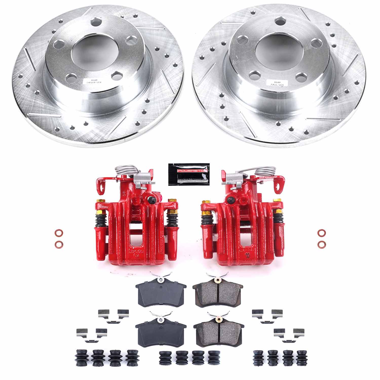 Power Stop KC941 Z23 Evolution Sport Rear Brake Kit for 1998-2004 Audi A6 product image