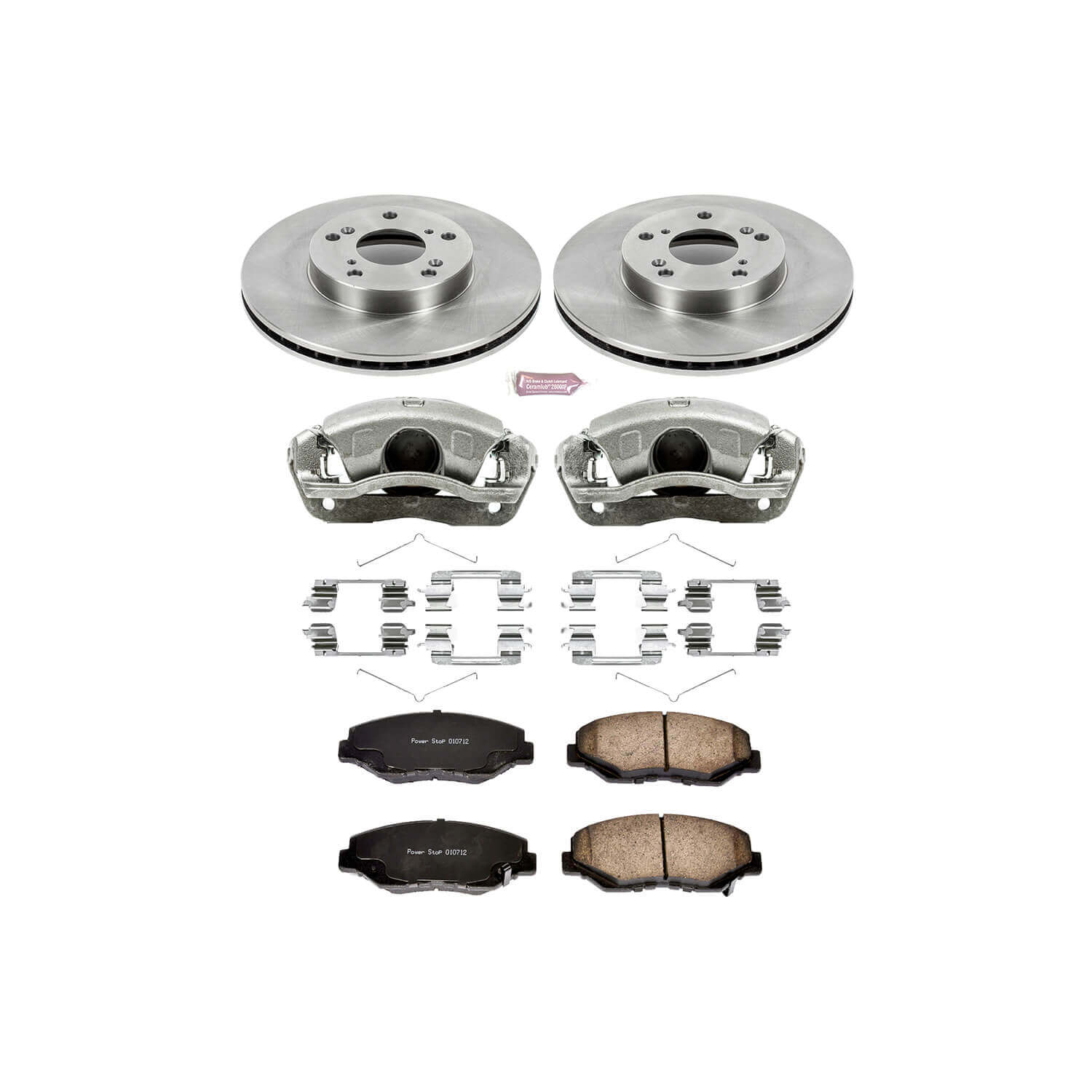 Power Stop KCOE1043 Autospecialty 1-Click Daily Driver Front Brake Kit for 2014-2015 Acura ILX product image