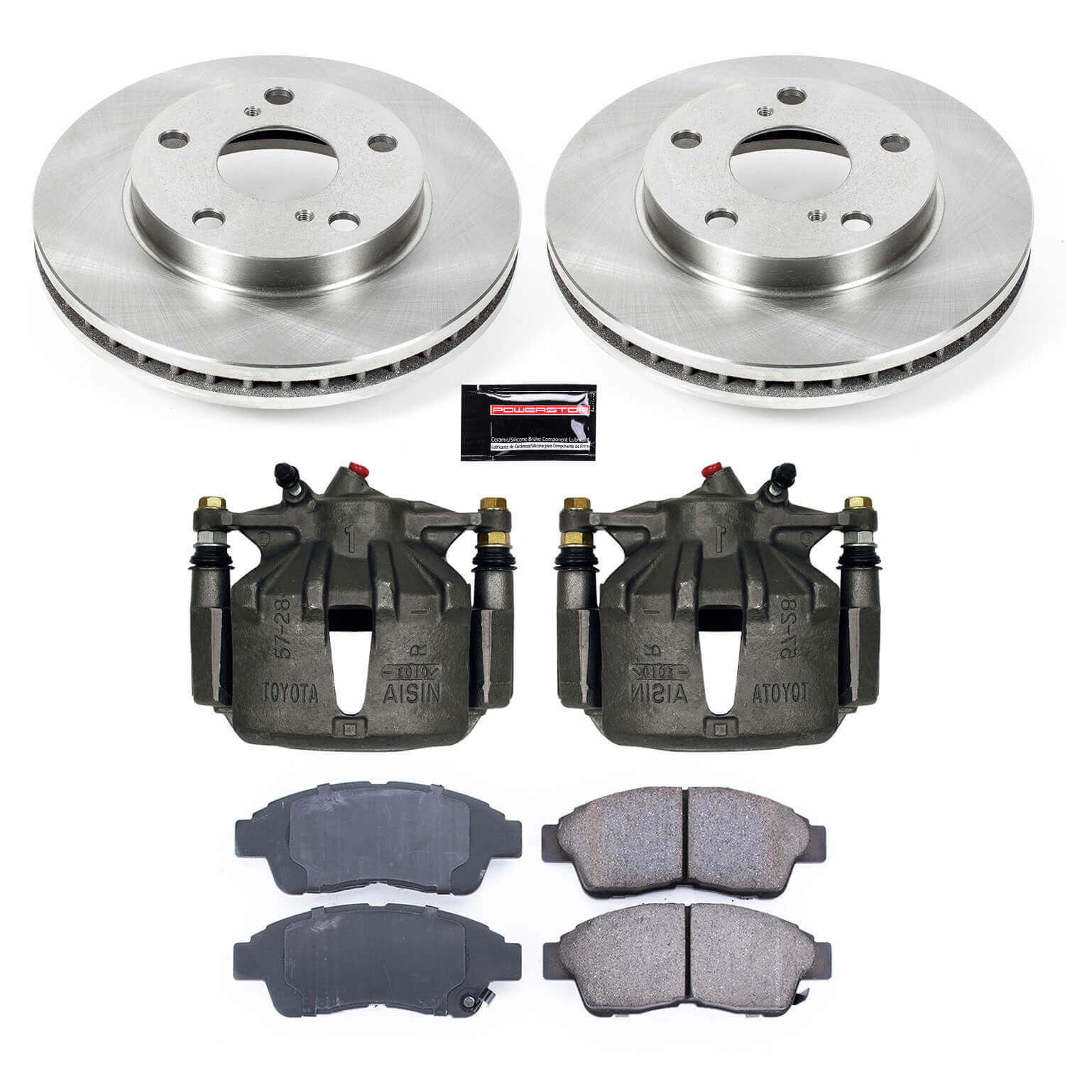 Power Stop KCOE1052 Autospecialty 1-Click Daily Driver Front Brake Kit for 1992-1996 Toyota Camry product image