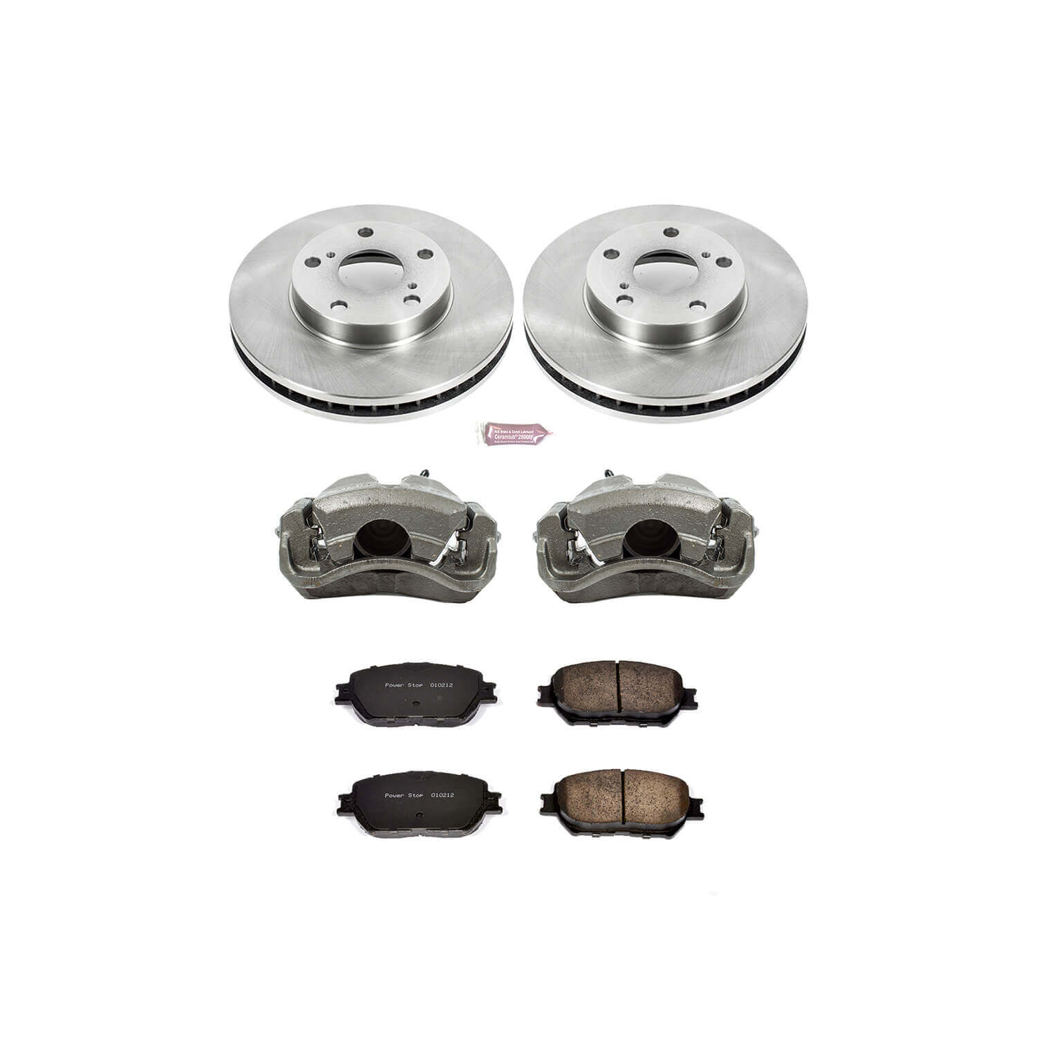 Power Stop KCOE1064 Autospecialty 1-Click Daily Driver Front Brake Kit for 2002-2006 Toyota Camry product image