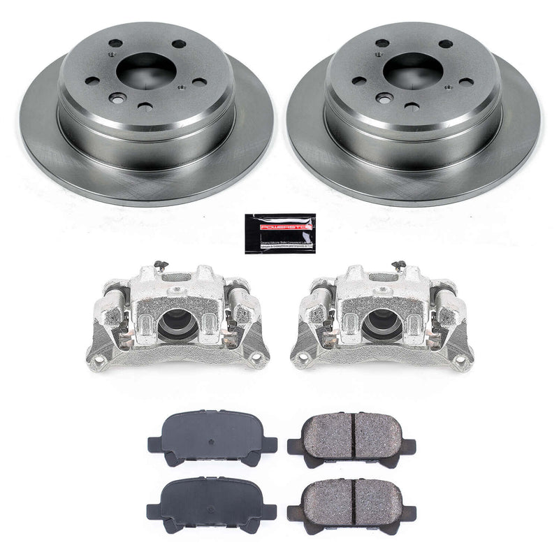Power Stop KCOE1083A Autospecialty 1-Click OE Replacement Rear Brake Kit With Calipers for 2000-2001 Toyota Camry product image