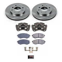Power Stop KCOE1087C - Front Z17 Evolution Pad And Autospecialty 1-Click OE Replacement Rotor Kit With Caliper vehicle fitment brake part