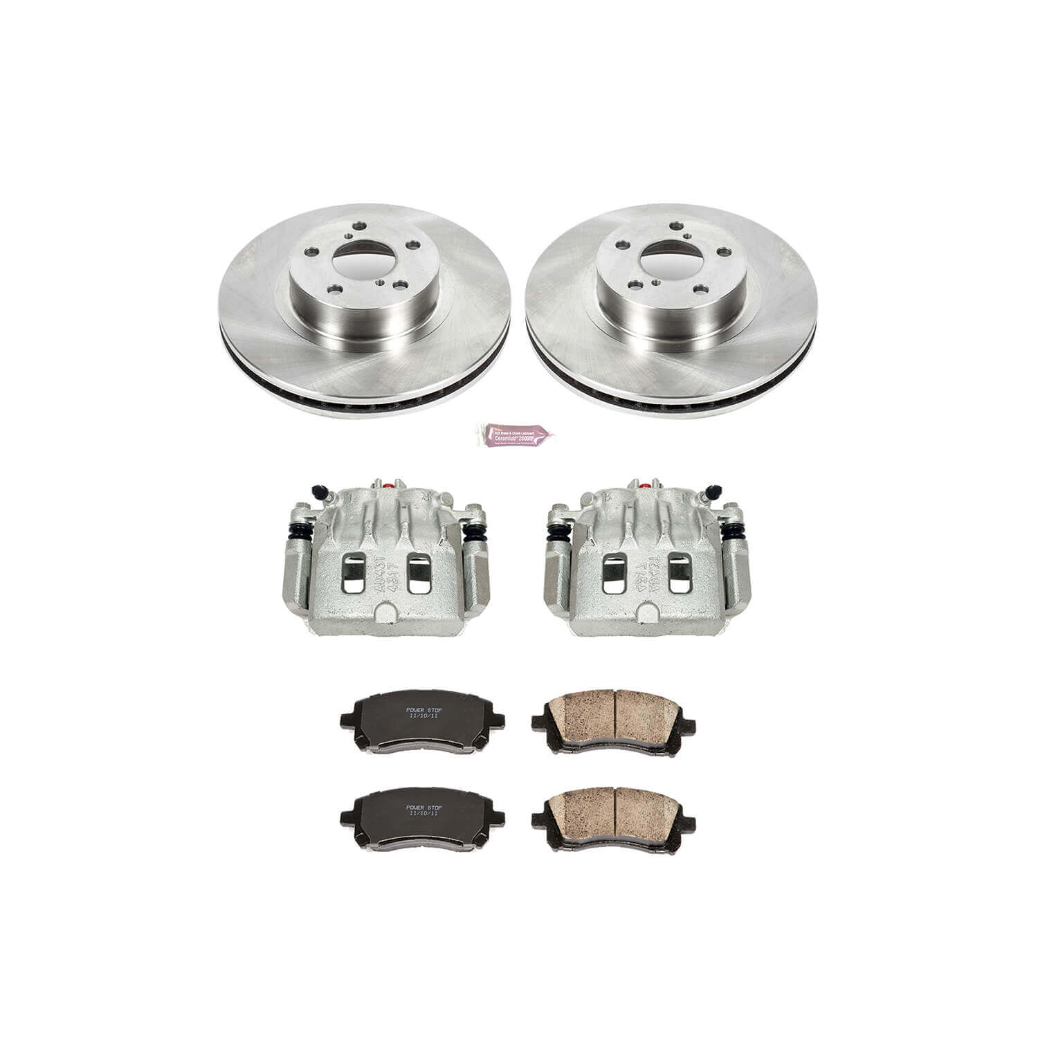Power Stop KCOE1120 Autospecialty 1-Click Daily Driver Front Brake Kit for 1998-2002 Subaru Forester product image
