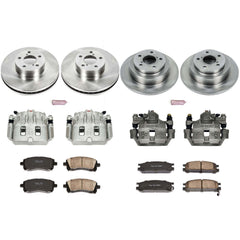 Power Stop KCOE1121 Autospecialty 1-Click Daily Driver Front And Rear Brake Kit for 1998 Subaru Impreza RS product image