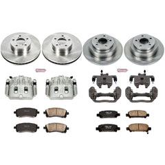 Power Stop KCOE1122 Autospecialty 1-Click Daily Driver Front And Rear Brake Kit for 1998-2002 Subaru Forester Rear Disc product image