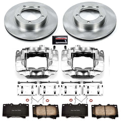 Power Stop KCOE1132A Autospecialty 1-Click OE Replacement Front Brake Kit With Calipers for 2003-2007 Lexus LX470 product image